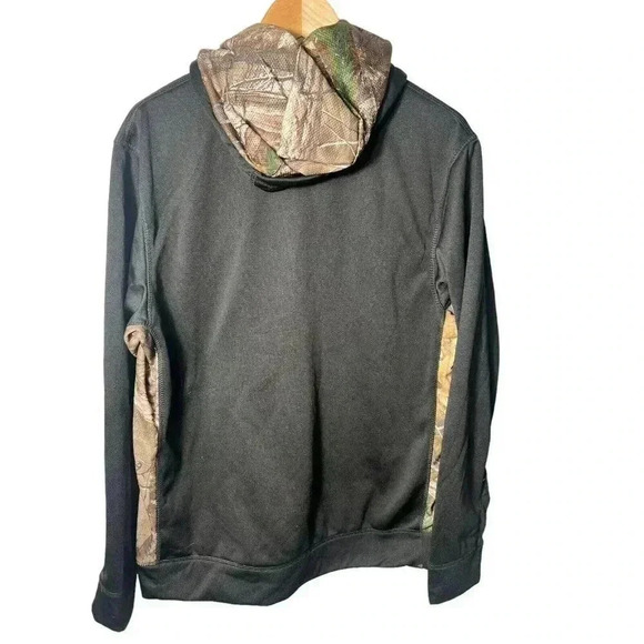 Men's Las Vegas Raiders Dunbrooke Black/Realtree Camo Decoy Tech Fleece Full-Zip - Picture 6 of 8